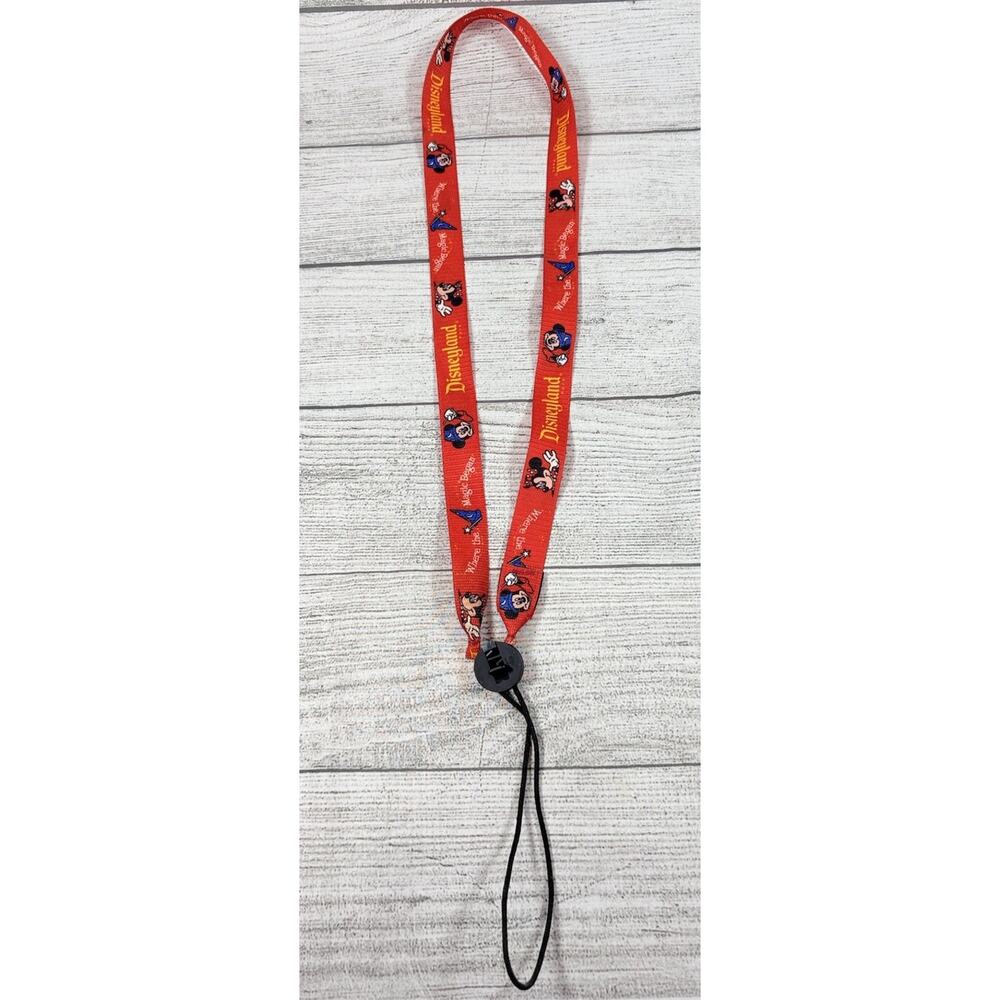 Disneyland Neck Lanyard “Where the Magic Began” Mickey Mouse/ Minnie